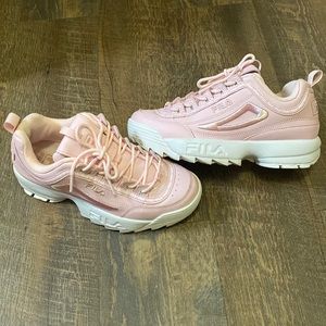 Pink Fila Sneakers